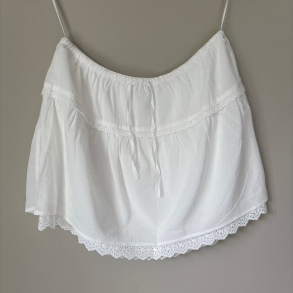 NEW Reformation Valetta Two Piece Matching Skirt Set in White | US 0 UK 4 - Picture 7 of 14